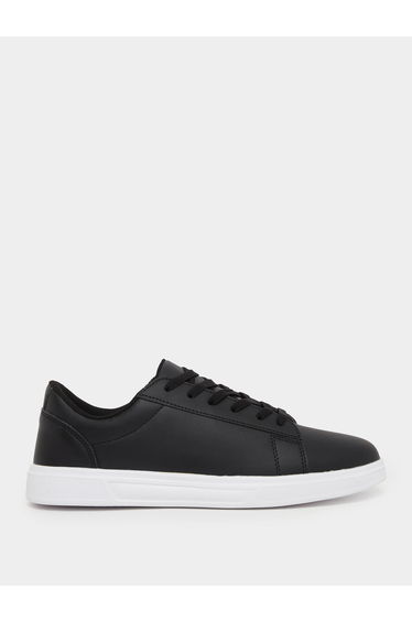 Classic Matte Court Lace Up Sneakers