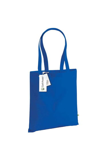 Westford Mill EarthAware Organic Shopper Bag - Bright Royal Blue