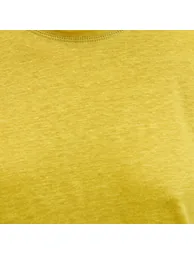 Linen Crew Neck T-Shirt with Short Sleeves - 3