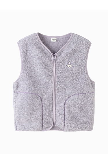 Unisex Fleece Zip Vest with Pockets