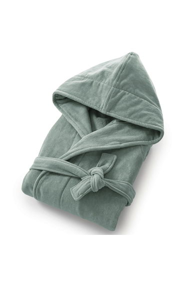 Velour Towelling Bathrobe, 450 g/mÂ²