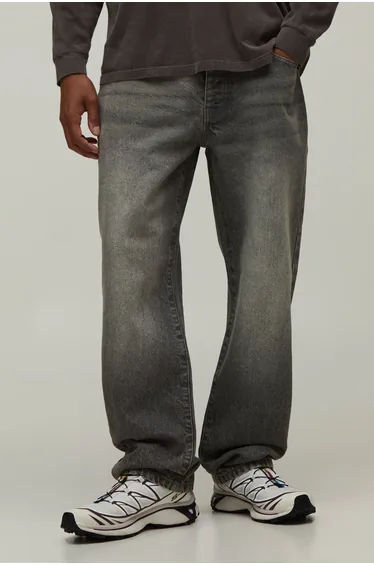Essential Straight Fit Jeans - stone