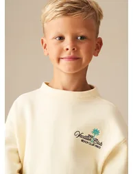 Quentin Beach Graphic Washed Sweat - 2
