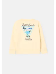 Quentin Beach Graphic Washed Sweat - 5
