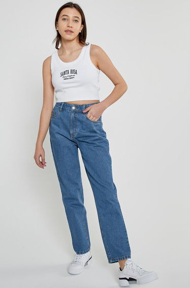 Les Signatures - Mid Rise Mom Jeans