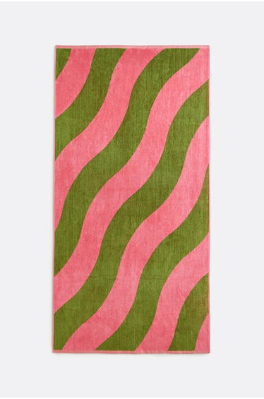 ScÃ©nario Vague 100% Cotton Velour Beach Towel