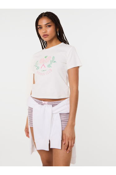 Tennis Club Embellished T-Shirt