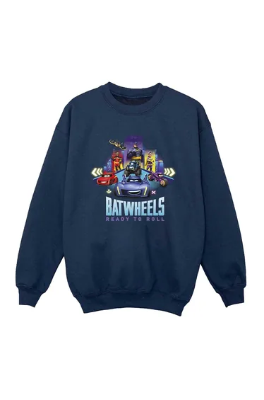 Batwheels Boys Group Sweatshirt - Navy Blue