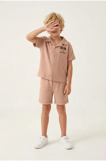 Mink Tropical Knitted Bottom - Top Set