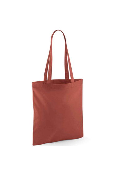 Westford Mill Long Handle Tote Bag - Orange Rust
