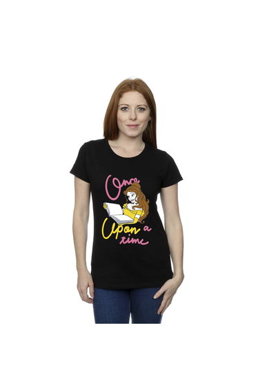 Beauty And The Beast Girls Once Upon A Time Belle T-Shirt - Black