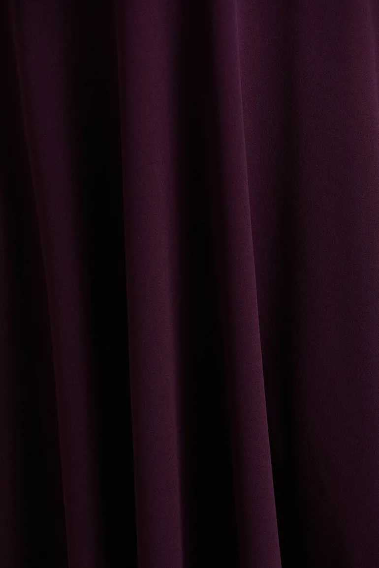 فستان ميدي بياقة سويتهارت - أحمر - 6