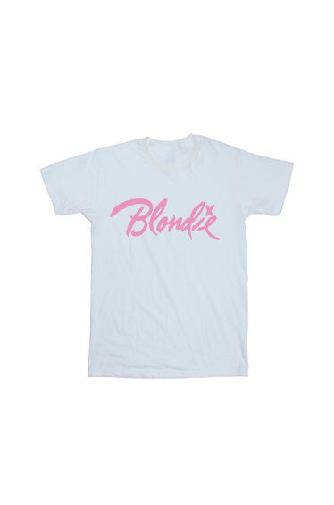 Blondie Mens Classic Logo T-Shirt - White