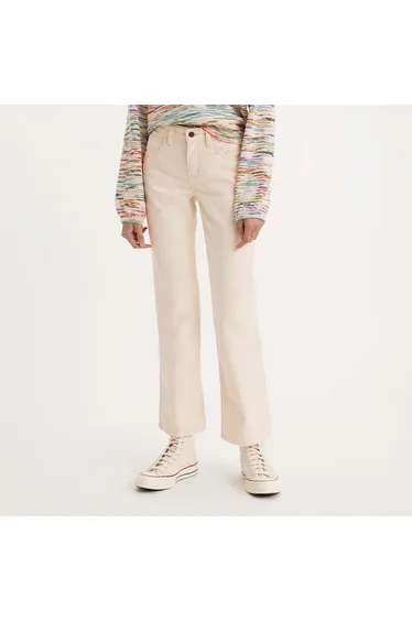Women's Levis Middy Bootcut Jeans in Cream