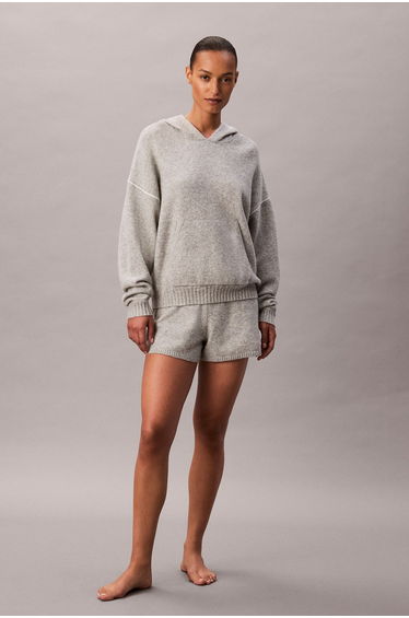 Plush Plush Hoodie. Grey Heather