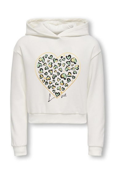 Heart Print Hoodie