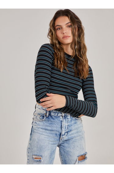 Striped Long Sleeve Top