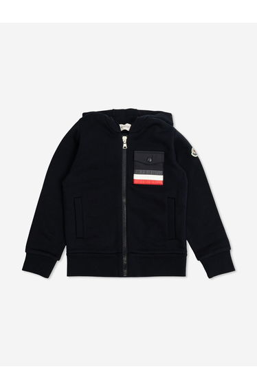 Boys Zip Up Top in Navy