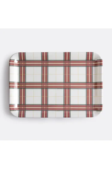 صينية مستطيل بطبعة