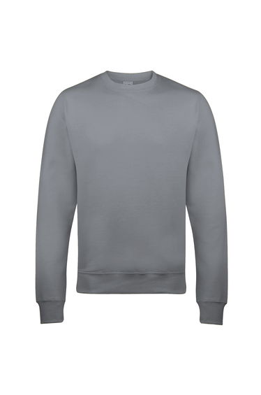 AWDis Just Hoods AWDis Unisex Crew Neck Plain Sweatshirt - Graphite Heather