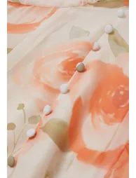 Delicate Ruffle Blossom Chiffon Dress - 6