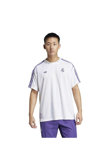 Adidas Mens Icon Real Madrid CF T-Shirt - White