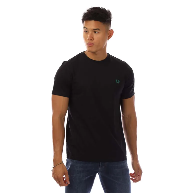 Men's Fred Perry Location T-Shirt in Black