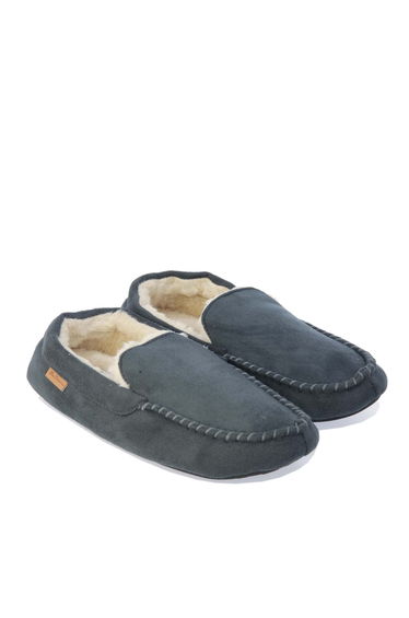 Men's Ben Sherman Casa Cartegena Moccasin Slippers in Grey