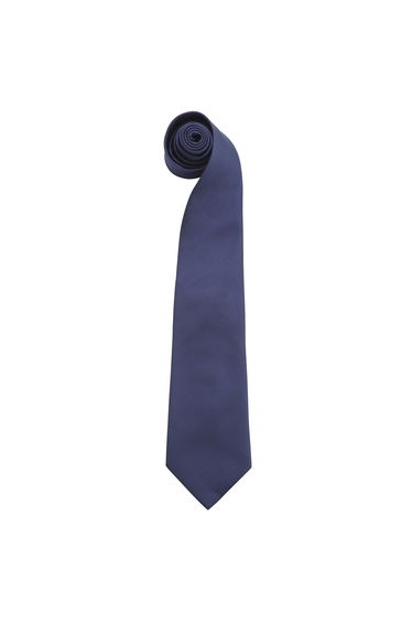 Premier Mens Fashion ”Colours” Work Clip On Tie (Pack of 2) - Navy