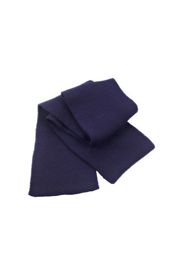 Result Classic Heavy Knit Thermal Winter Scarf - Navy