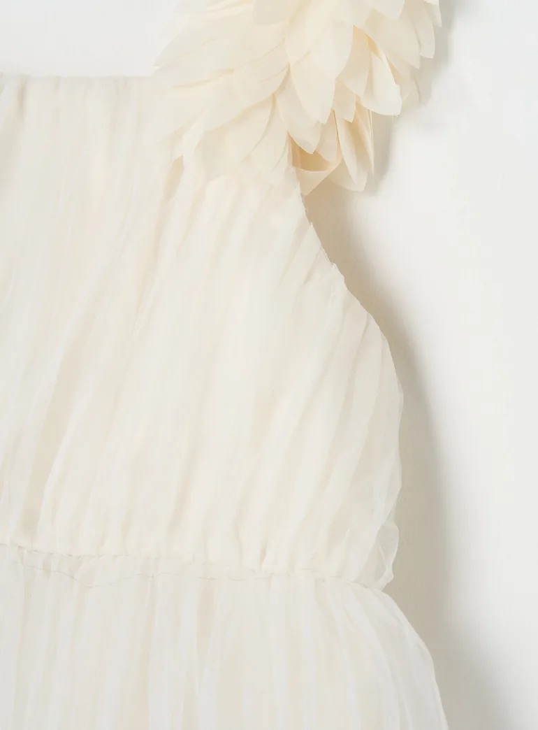 Angel & Rocket White Shoulder Dress - 5