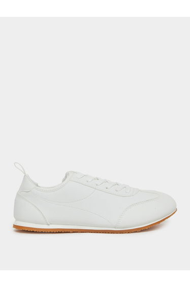 Leather Lace Up Sneakers