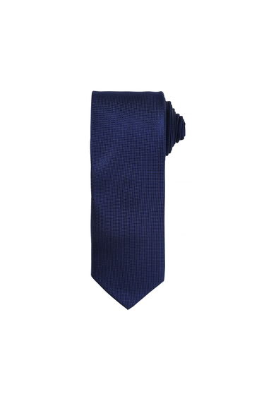 Premier Mens Micro Waffle Formal Work Tie - Navy