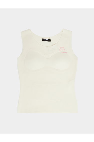 Teen Girls Knit Vest with Pads