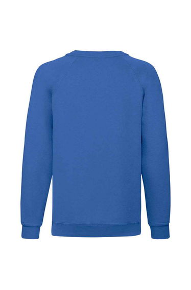 Fruit of the Loom Childrens/Kids Classic Raglan Sweatshirt - Royal Blue