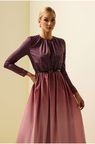 Charlotte Leather Metal Button Belt