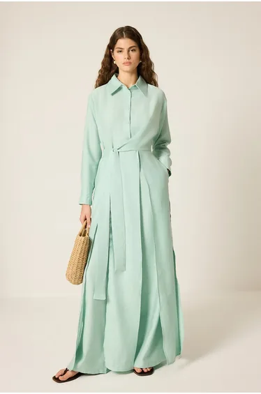LINEN TUNIC PANT0LON SET
