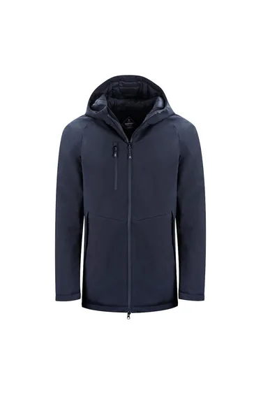 James Harvest Mens Winchester Padded Jacket - Navy