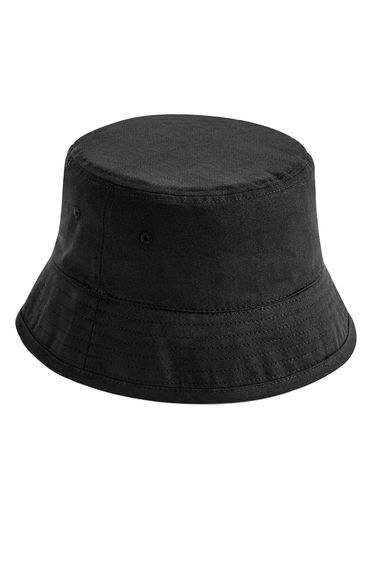 Beechfield Unisex Adult Organic Cotton Bucket Hat - Black
