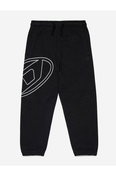 Boys Oval D Logo Joggers in Black