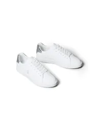 Low Pro Cups Laceup Lth Met Bright White/Silver