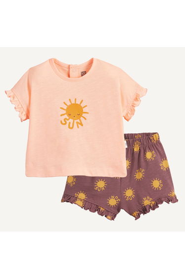 Baby's Sun Print Outfit