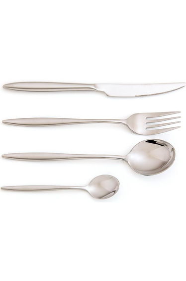 Elsie Stainless Steel 24-Piece Cutlery Set