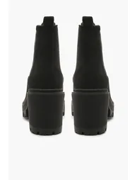 Chunky Block Heel Chelsea Boots - black - 3