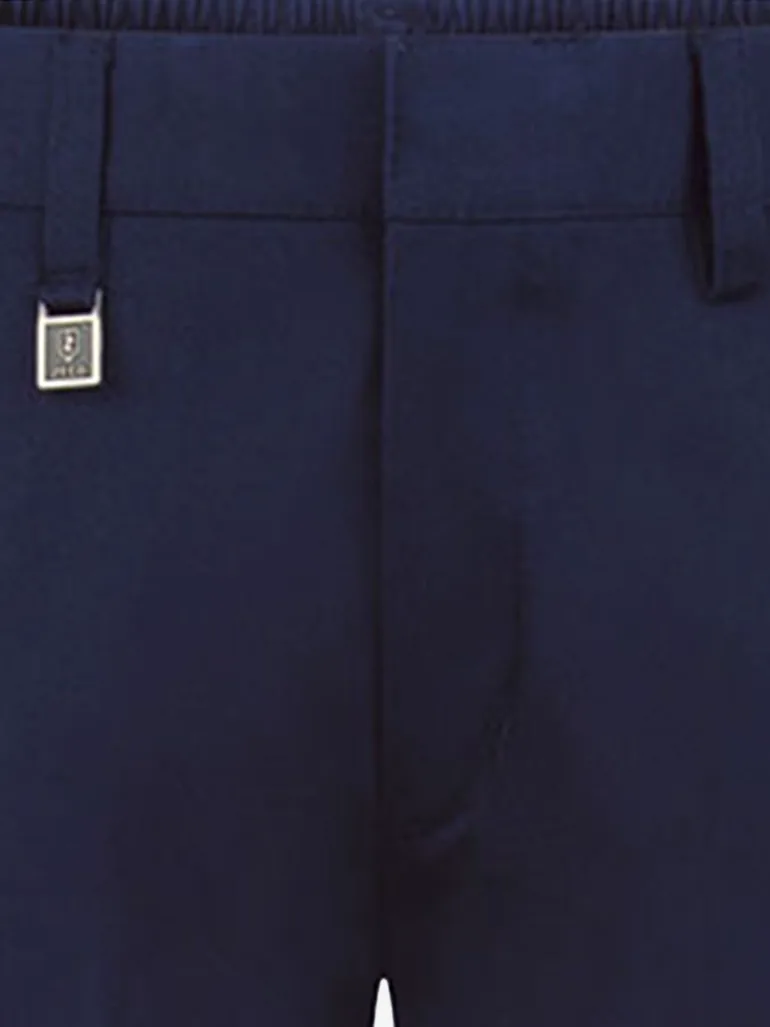 Boys School Standard Fit Trousers in Navy - 2