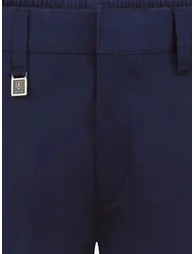 Boys School Standard Fit Trousers in Navy - 2