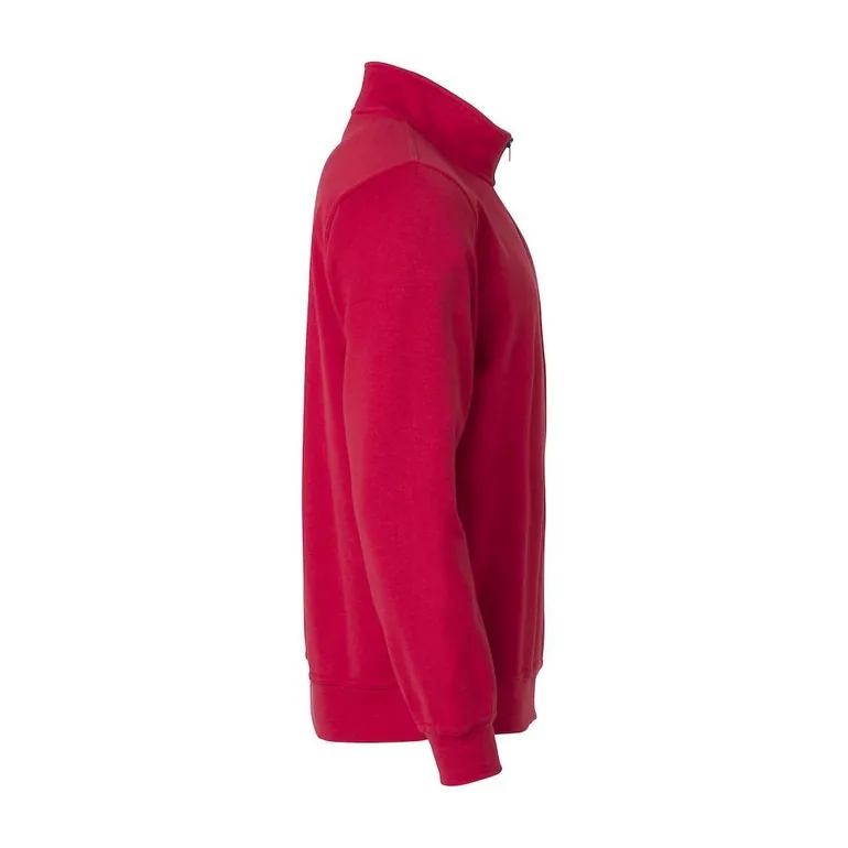 Clique Unisex Adult Basic Half Zip Sweatshirt - Red - 3