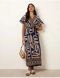 Dress With Abstract Print - 1