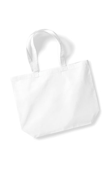 Westford Mill Maxi Tote/Shopper Bag For Life - White