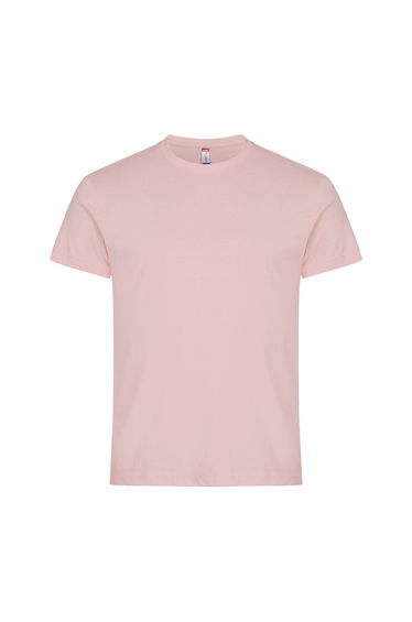 Clique Mens Melange T-Shirt - Candy Pink